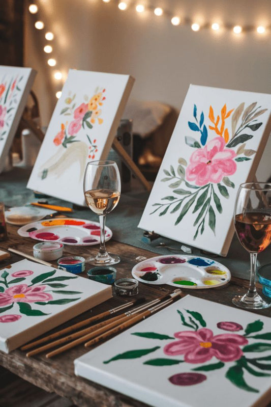 atelier peinture sur toile